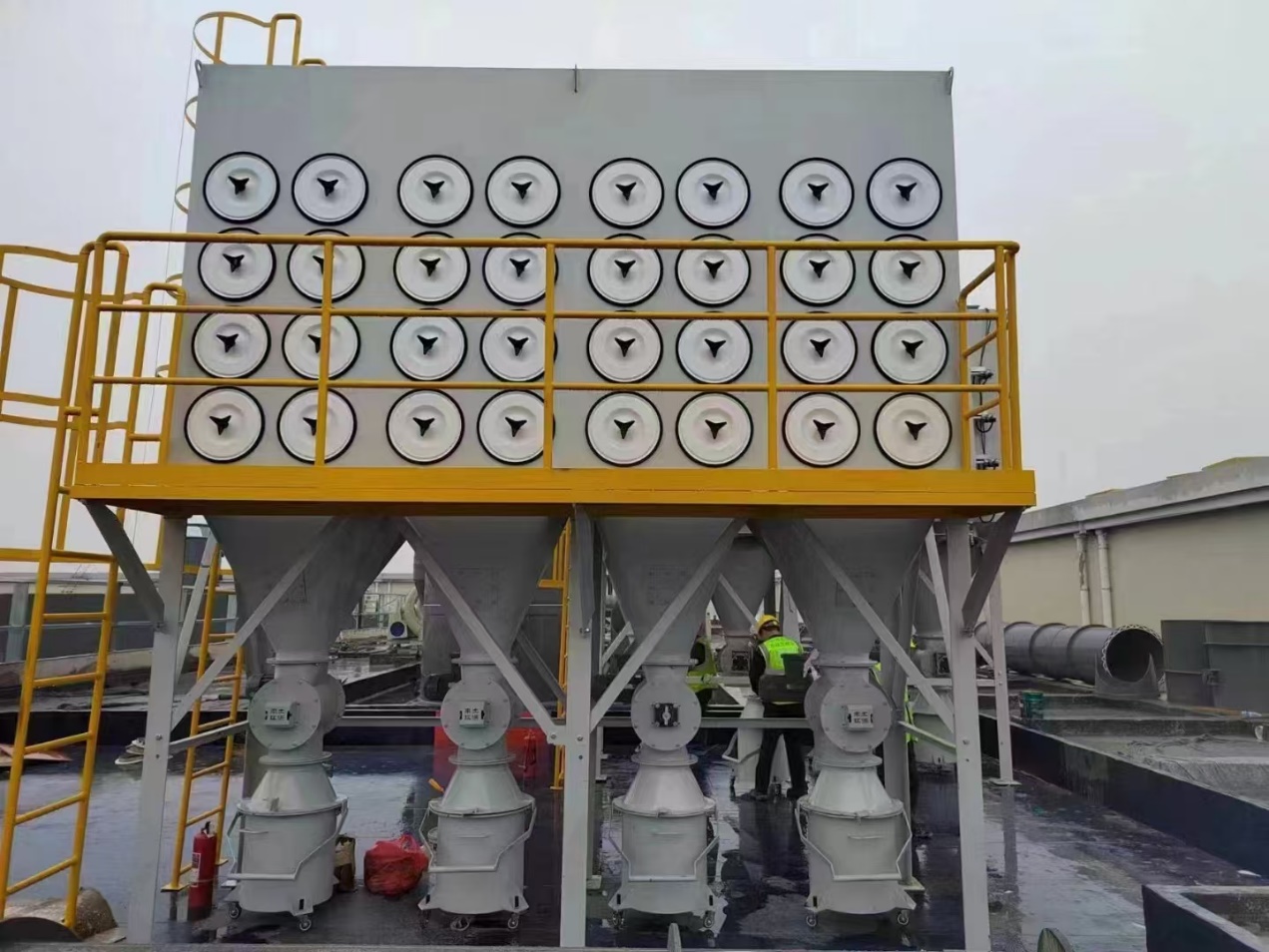 Explosion proof Cartridge Dust Collector for the New Material Industry