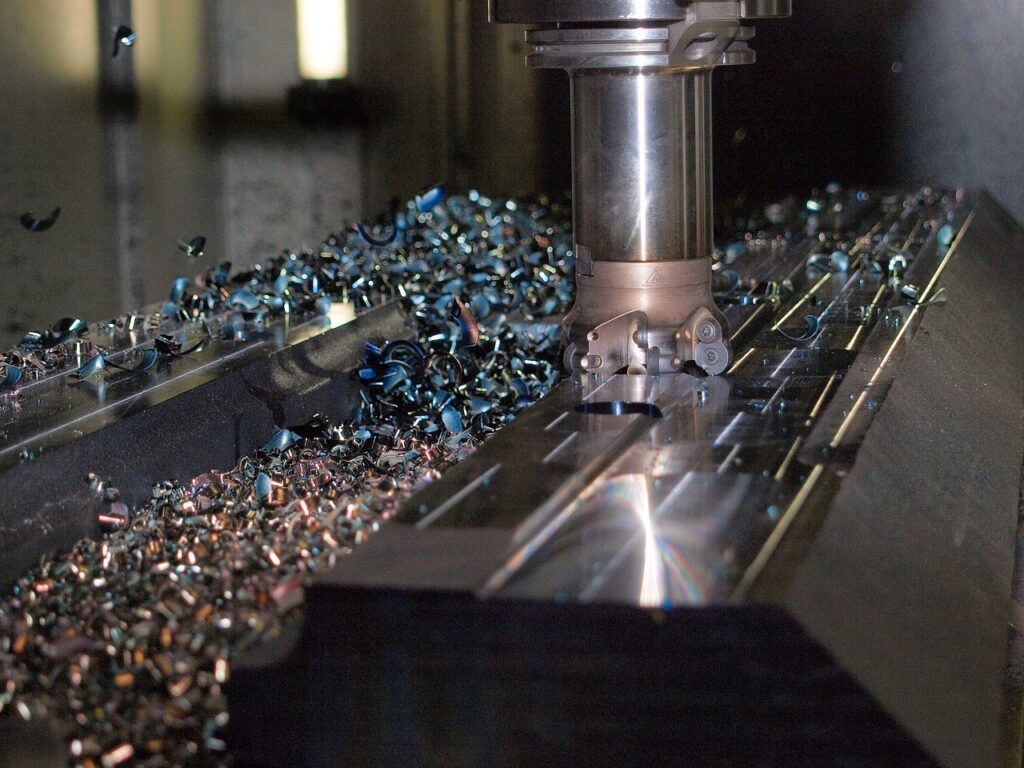 CNC milling machines can generate harmful dust particles